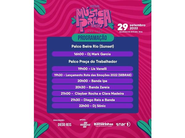 Festival Música na Praça Lençóis 2022